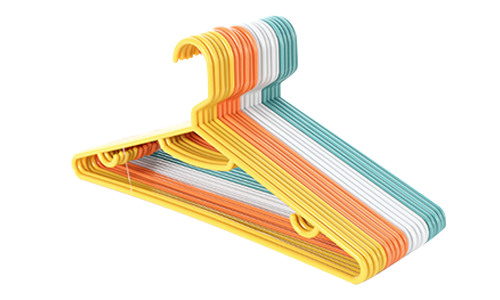 plastic hangers